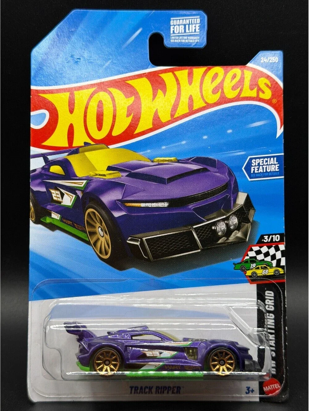 Hot Wheels Track Ripper Purple HW Starting Grid 3/10 24/250 Brand New